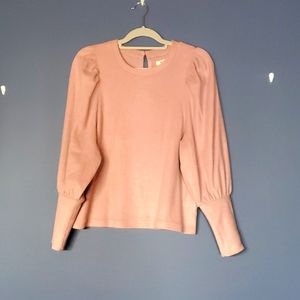 Madewell fall 2022 Dusty pink pullover top